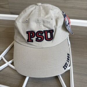 Vintage The Game Penn‎ State Nittany Lions PSU Khaki Tan Embroidered Hat Cap NWT
